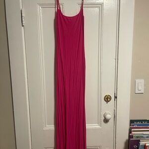 Skims Pink Maxi Dress